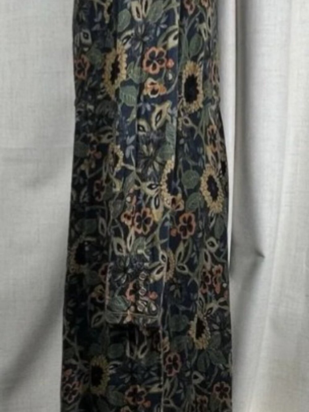 S 🌻👗 Natura Life Christa Cotton floral button down BOHO Cottagecore Maxi Dress - Picture 7 of 8